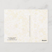 Meisje in een beemdje met een Bouquet Wildflower Briefkaart (Achterkant)