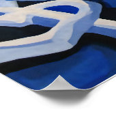 Meisje in een blauw pet poster (Hoek)