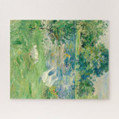 Meisje in een boot met ganzen van Berthe Morisot Legpuzzel (Horizontaal)