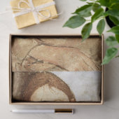 Meisje in een gele jurk, Modigliani Tissuepapier (Geschenk)