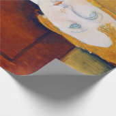 Meisje in een groene blouse, Modigliani Cadeaupapier (Hoek)