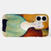 Meisje in een groene blouse, Modigliani Case-Mate iPhone Case (Achterkant (horizontaal))