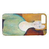 Meisje in een groene blouse, Modigliani Case-Mate iPhone Case (Achterkant (Horizontaal))