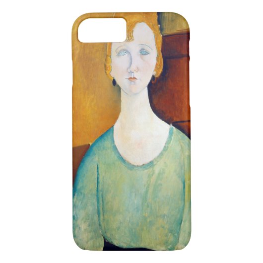 Meisje in een groene blouse, Modigliani Case-Mate iPhone Case (Achterkant)
