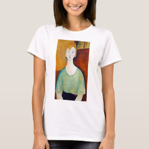Meisje in een groene blouse, Modigliani T-shirt