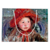 Meisje in een groot rood Pet, Mary Cassatt Cadeauzakje (Achterkant)
