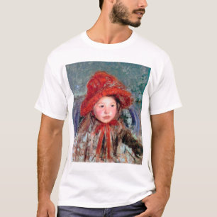 Meisje in een groot rood Pet, Mary Cassatt T-shirt