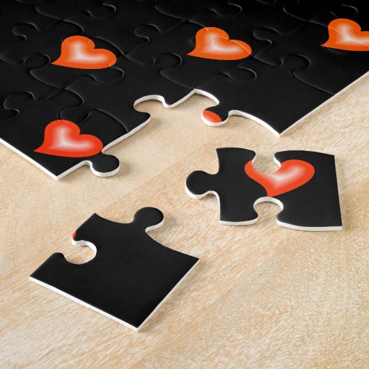 MEISJE IN EEN MARTINI GLASS (2) PUZZLE OF PUZZZLE  LEGPUZZEL (Zijkant)