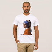 Meisje in een Nederlands Jersey T-shirt (Voorkant volledig)