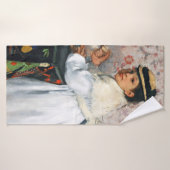 meisje in een Pet, Edgar Degas Badhanddoek (Badhanddoek)
