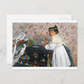 Meisje in een Pet, Edgar Degas Briefkaart (Voorkant / Achterkant)
