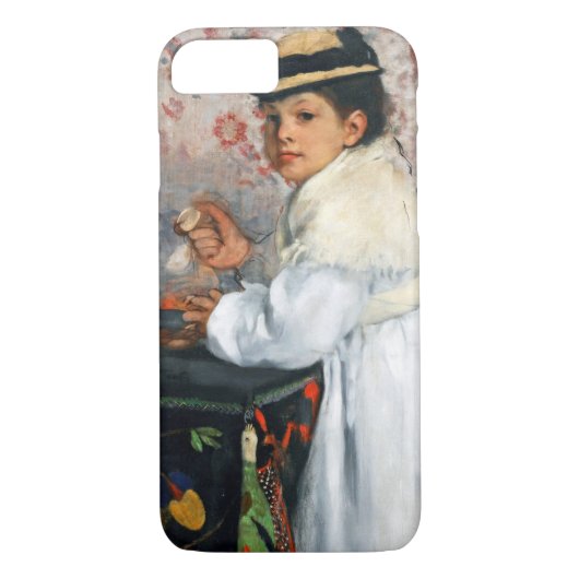meisje in een Pet, Edgar Degas Case-Mate iPhone Case (Achterkant)