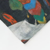 meisje in een Pet, Edgar Degas Fleece Deken (Hoek)