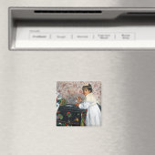 meisje in een Pet, Edgar Degas Magneet (Insitu (Vaatwasser))