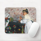 meisje in een Pet, Edgar Degas Muismat (Met muis)