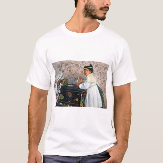 meisje in een Pet, Edgar Degas T-shirt (Voorkant)
