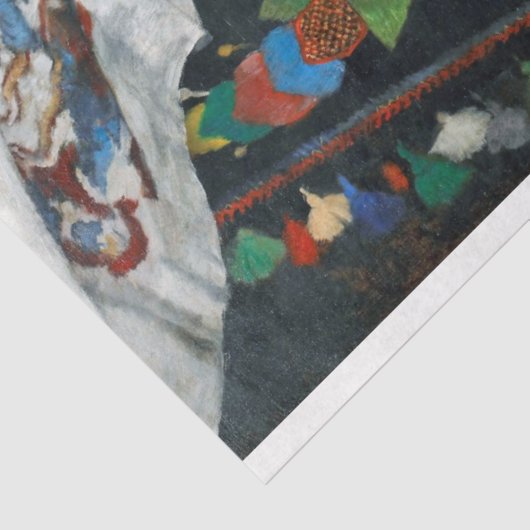 meisje in een Pet, Edgar Degas Tissuepapier (Detail)