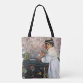 meisje in een Pet, Edgar Degas Tote Bag (Achterkant)