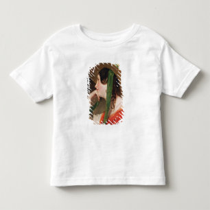 Meisje in een Pet met gele stro, Kinder Shirts