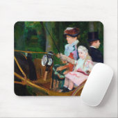 Meisje in een rijtuig, Mary Cassatt Muismat (Met muis)