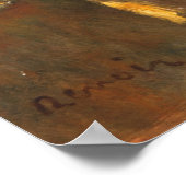 Meisje in een Spaanse jas, Renoir Poster (Hoek)