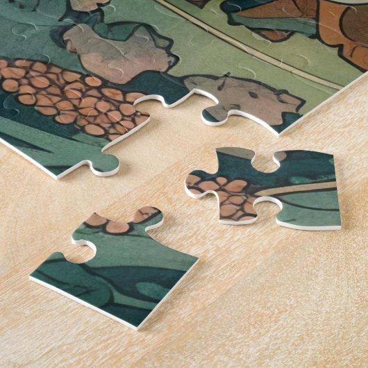 Meisje in een tuin Jigsaw Puzzel (Zijkant)