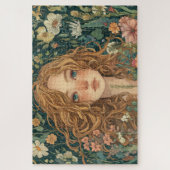 Meisje in een tuin Jigsaw Puzzel (Verticaal)