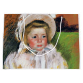 Meisje in een witte Bonnet, Mary Cassatt Groot Cadeauzakje (Voorkant)