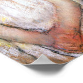 Meisje in een witte Bonnet, Mary Cassatt Poster (Hoek)