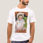 Meisje in een witte Bonnet, Mary Cassatt T-shirt (Voorkant)