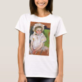 Meisje in een witte Bonnet, Mary Cassatt T-shirt (Voorkant)