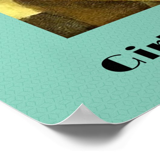 Meisje in geel pet van Norman Lewis (1936) Poster (Hoek)