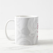 Meisje in glas met wijn koffiemok (Links)