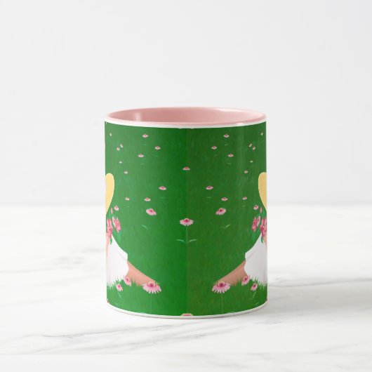 Meisje in gras mok (Midden)