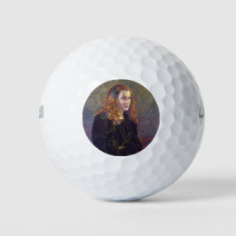 Meisje in Groen (door Theo van Rysselberghe) Golfballen