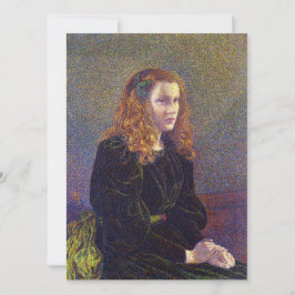 Meisje in Groen (door Theo van Rysselberghe) Kaart