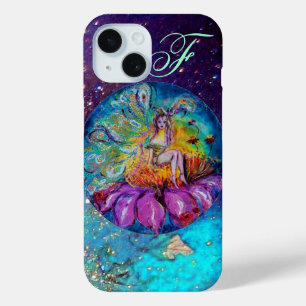 MEISJE IN HET Blauwgroen nachtblauw Monogram iPhone 15 Case