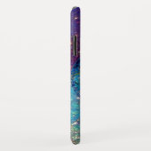 MEISJE IN HET Blauwgroen nachtblauw Monogram Case-Mate iPhone Case (Achterkant/rechts)