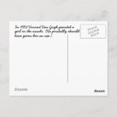 "Meisje in het Briefkaart van de Bossen (Achterkant)
