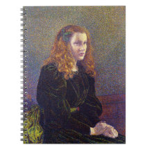 Meisje in het groen (door Theo van Rysselberghe)