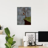 Meisje in het Poster van de Boom (Thuiskantoor)