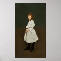 Meisje in het wit - George Bellows Fine Art Poster