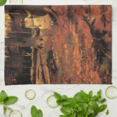 Meisje in het Wit in de Bossen van Vincent van Gog Theedoek (Gevouwen)