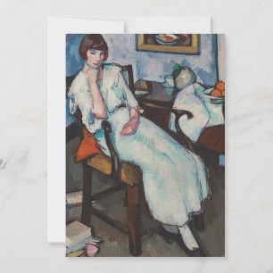 Meisje in het wit   Samuel John Peploe