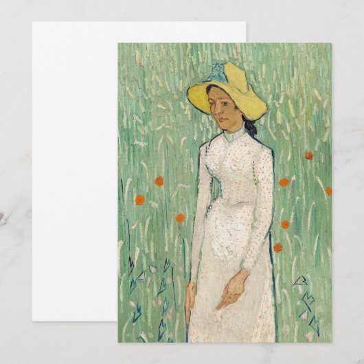 Meisje in het wit | Vincent van Gogh (Voorkant / Achterkant)