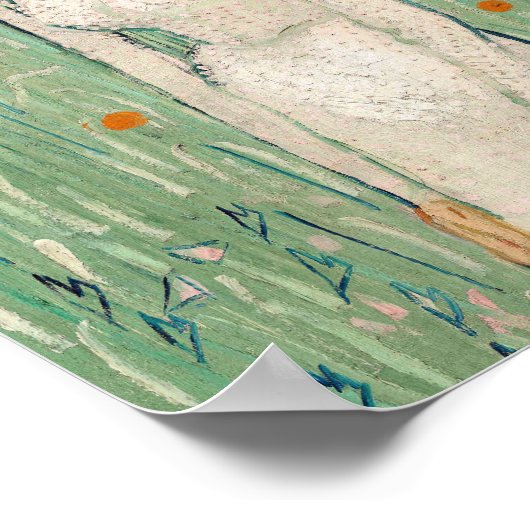 Meisje in het wit | Vincent van Gogh Poster (Hoek)