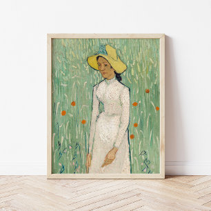 Meisje in het wit   Vincent van Gogh Poster
