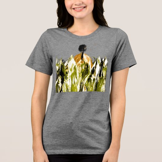 Meisje in Paddyfield T-shirt (Voorkant)