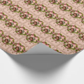  meisje in papier met handgeschenken (Hoek)