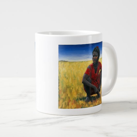 Meisje in Red 1992 Grote Koffiekop (Voorkant rechts)